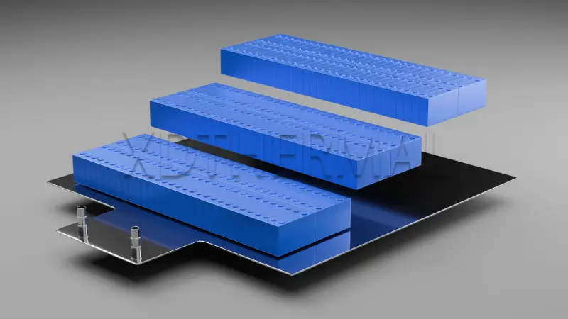 方形电芯底部散热- 小得热能