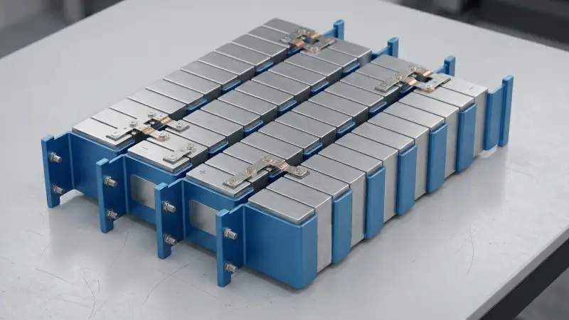 方形电芯侧面换热示意图- 小得热能