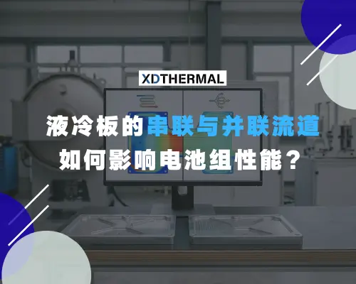 液冷板的串联和并联流道如何影响电池组性能- 小得热能